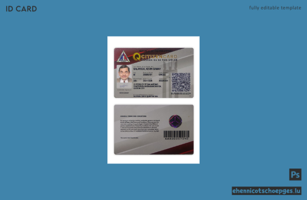Beispielansicht eines philippinischen Personalausweises